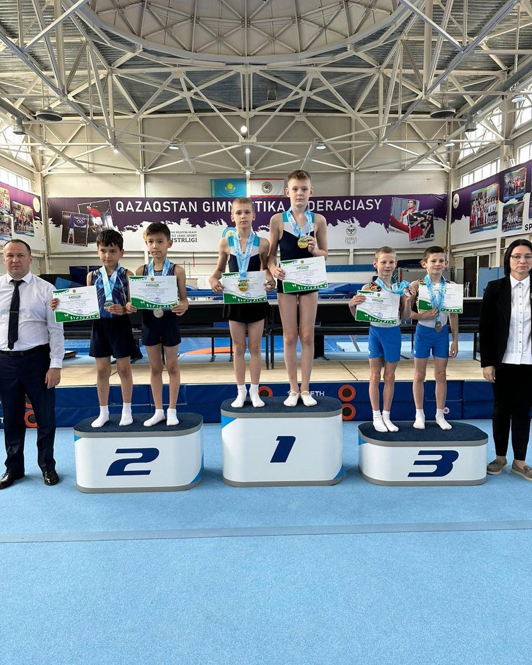 Батут гимнастикадан Алматы қаласында өткен чемпионат қорытындысы: